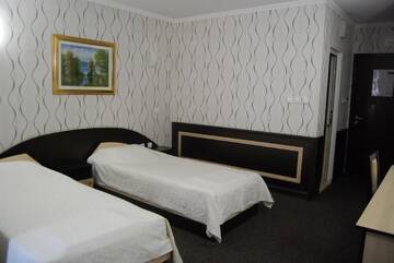 Фото номера Стандартный двухместный номер с 2 отдельными кроватями Отель Hotel Trayana г. Стара-Загора 3