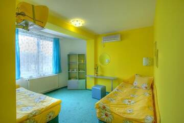 Фото номера Двухместный номер с 2 отдельными кроватями Отель Family Hotel Mania г. Стара-Загора 14