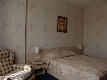Фото номера Двухместный номер с 1 кроватью Отель Hotel Zheleznik г. Стара-Загора 6